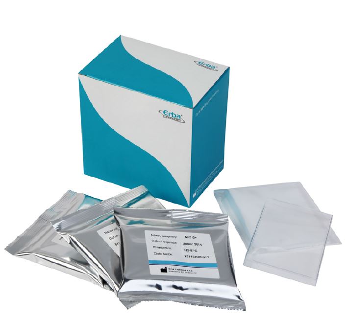 Testy do identyfikacji drobnoustrojów i lekowrażliwości ERBA Mikrolatest MIC