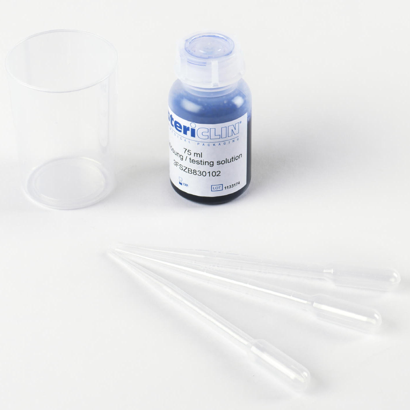 Testy do weryfikacji poprawności zgrzewu w zgrzewarkach steriCLIN Testy szczelności zgrzewów