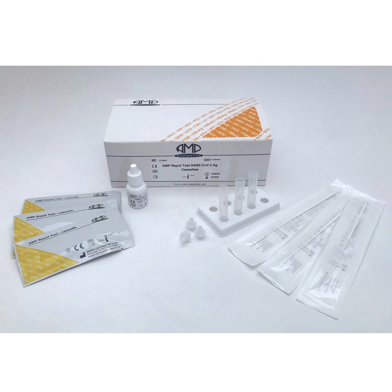 Testy do wykrywania obecności koronawirusa SARS-CoV-2 (COVID-19) Ameda AMP Rapid Test SARS-CoV-2 Ag - Covid-19 