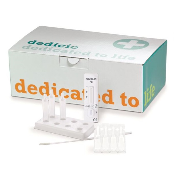 Testy do wykrywania obecności koronawirusa SARS-CoV-2 (COVID-19) nal von minden GmbH DEDICIO COVID-19 Ag
