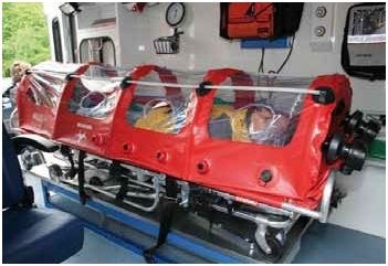 Transportery - komory do transportu osób w izolacji EGO ZLIN BIO-BAG EBV-30/40