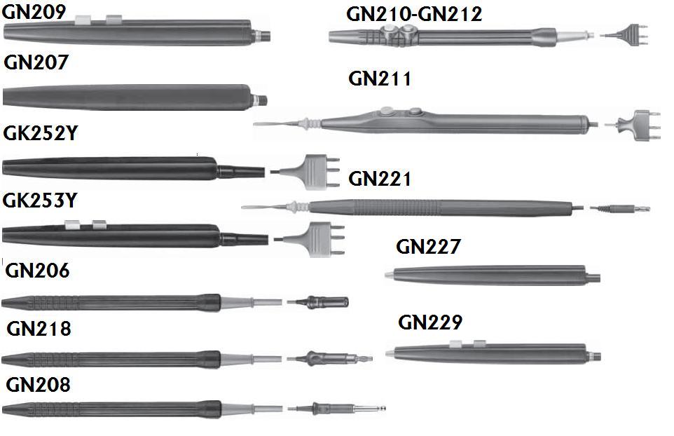 Uchwyty elektrochirurgiczne do diatermii B.Braun GN209