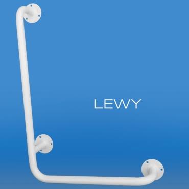 Uchwyty łazienkowe kątowe dla niepełnosprawnych Corrado UKL/UKP lewe/prawe  fi 25