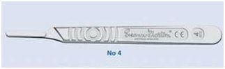 Uchwyty (trzonki) do skalpeli i ostrzy chirurgicznych Swann-Morton Swann-Morton No 4