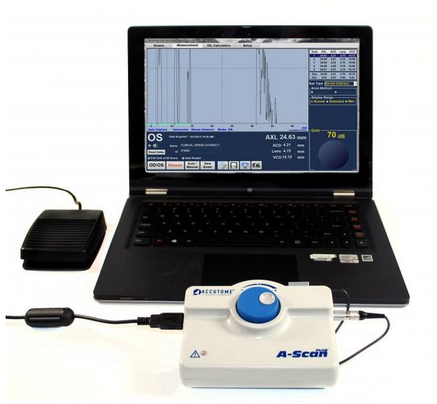 Ultrasonografy okulistyczne ACCUTOME A-Scan Plus Connect