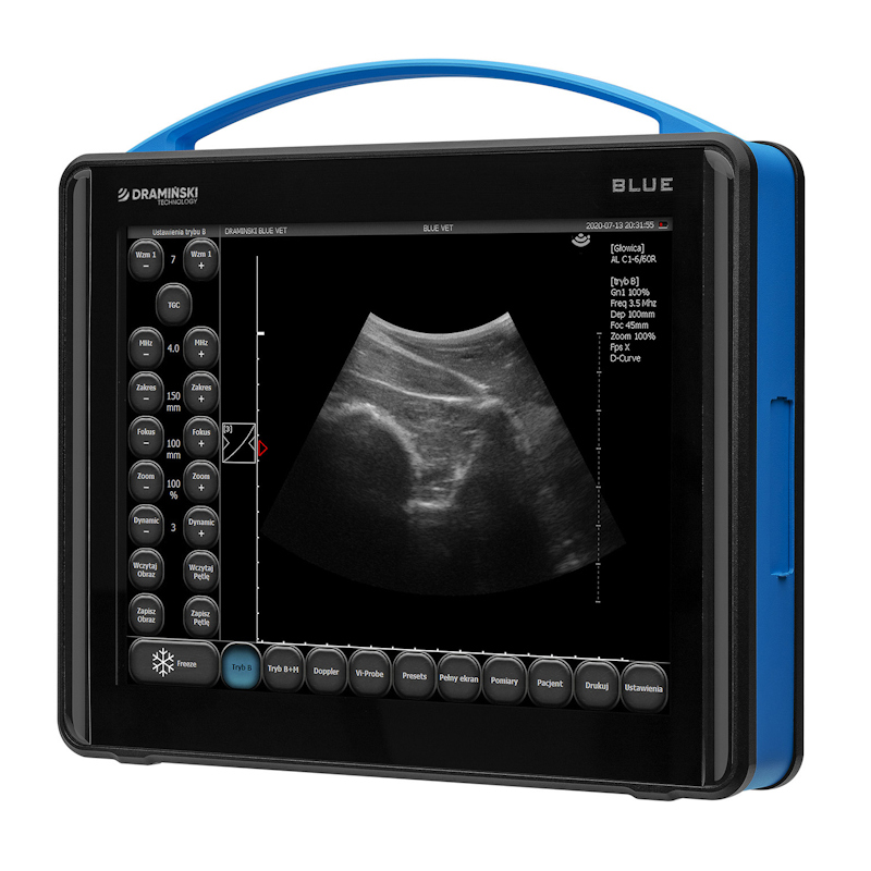 Ultrasonografy wielonarządowe weterynaryjne - USG DRAMIŃSKI BLUE vet