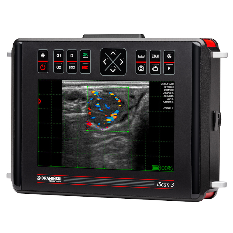Ultrasonografy wielonarządowe weterynaryjne - USG DRAMIŃSKI iScan 3