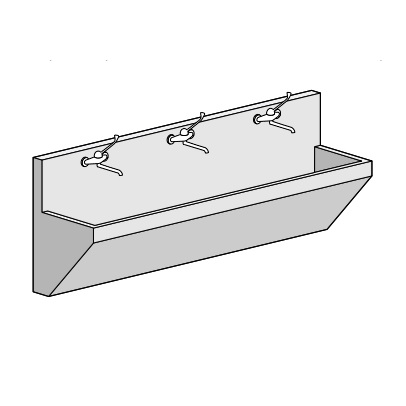 Umywalki chirurgiczne Spółdzielnia Mechaników SMS UC-3.MB / UC-3.MS