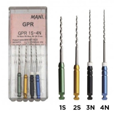 Wiertła endodontyczne Mani GPR