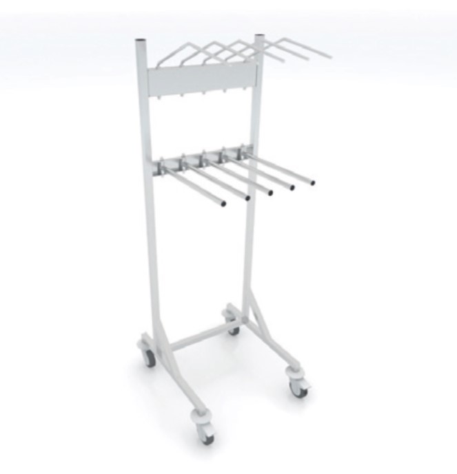 Wieszaki na fartuchy RTG ALVO Medical na 5 fartuchów