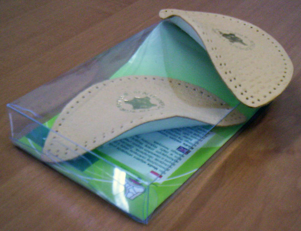 Wkładki odciążające sklepienie podłużne stopy B/D Klin Medix