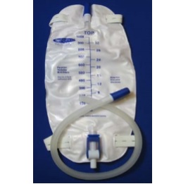 Worki na mocz do dobowej zbiórki moczu Bioderm Torba mocowana do nogi