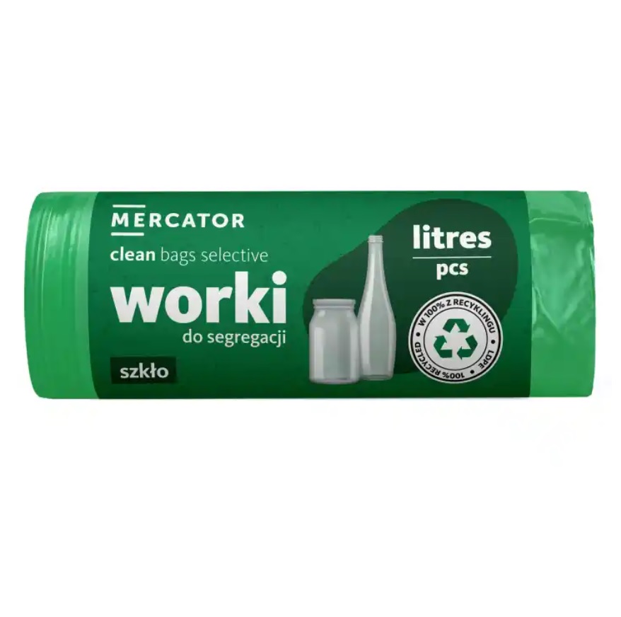 Worki na odpady Mercator Medical clean bags selective glass