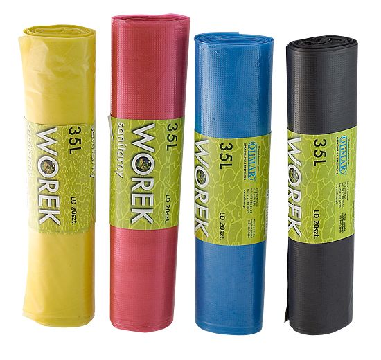Worki na odpady Olimar Worek sanitarny 35l