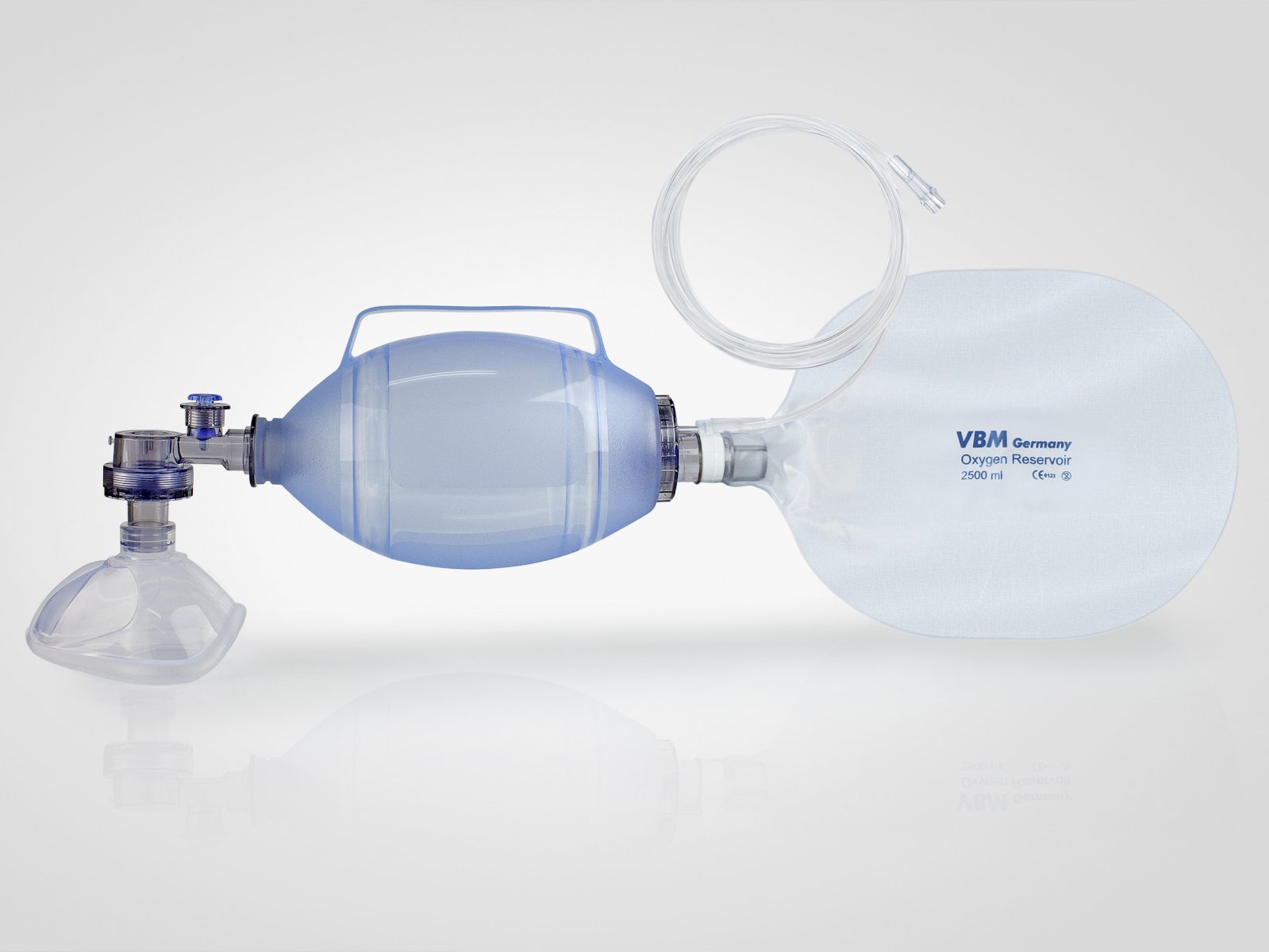 Worki samorozprężalne (resuscytatory) VBM Medizintechnik 84-10-399, 84-10-395, 84-10-299, 84-10-295, 84-10-199, 84-10-195