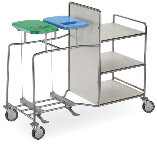 Wózki do bielizny brudnej i czystej FRANCEHOSPITAL CBPXP