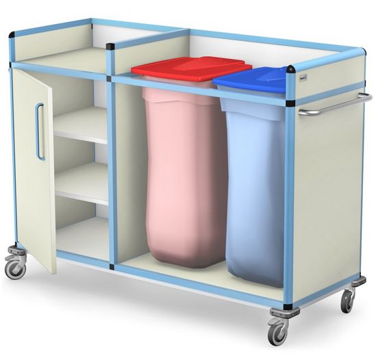 Wózki do bielizny brudnej i czystej TECH-MED Sp. z o.o. WCB-2223
