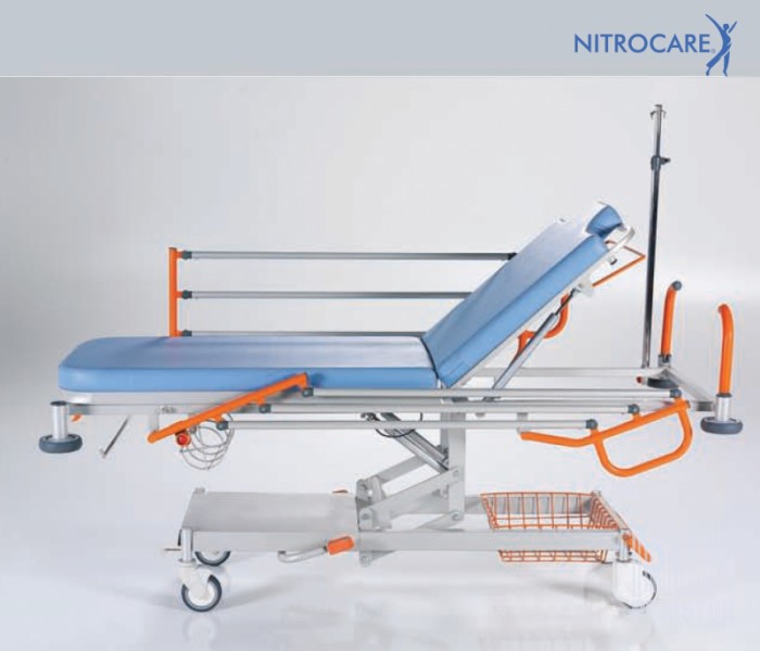 Wózki do transportu chorego w pozycji leżącej NITROCARE NHS 810 SD 01