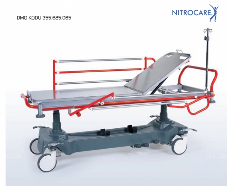 Wózki do transportu chorego w pozycji leżącej NITROCARE NHS 830 SD 04
