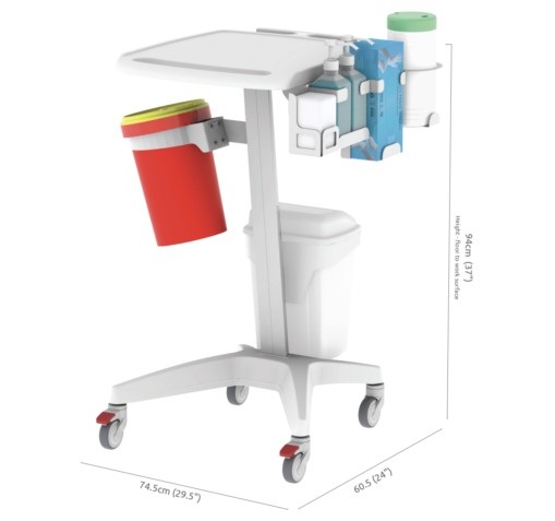 Wózki na aparaturę medyczną Pegasus Do hemodializy