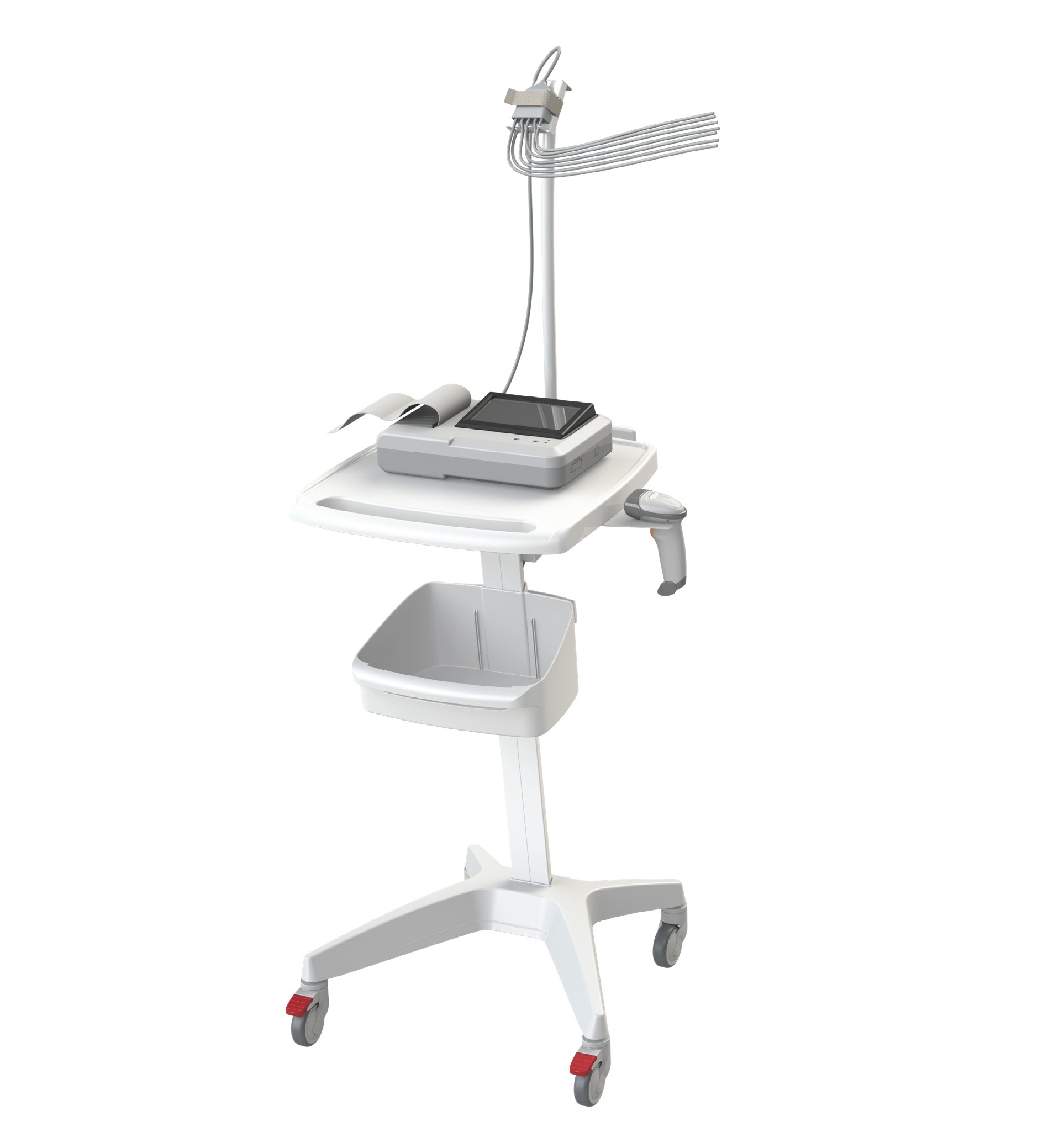 Wózki na aparaturę medyczną Pegasus Pegasus na EKG