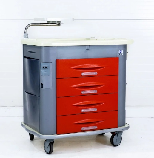 Wózki reanimacyjne, anestezjologiczne używane B/D AURION Mega Trolley - Arestomed rekondycjonowany