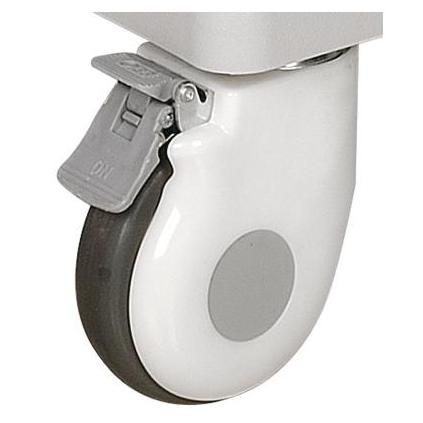 Wózki reanimacyjne i anestezjologiczne - akcesoria Bailida koła przeciwpyłowe