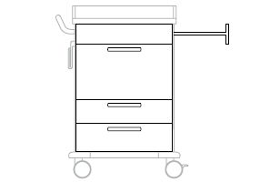 Wózki wielofunkcyjne Blanco 543378 Blanco