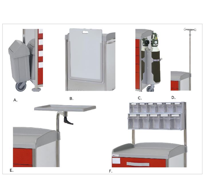 Wózki wielofunkcyjne - akcesoria B/D C29