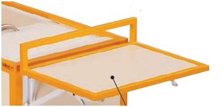 Wózki zabiegowe, organizacyjne i dokumentacyjne - akcesoria Villard ADAPTIS 398.31 organizacyjne