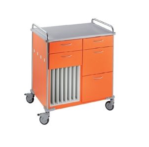 Wózki zabiegowe, organizacyjne i dokumentacyjne (szafki) Blanco 543100/2