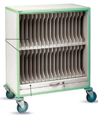 Wózki zabiegowe, organizacyjne i dokumentacyjne (szafki) Villard ADAPTIS 328.02 organizacyjny