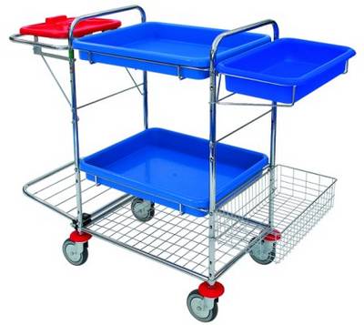 Wózki zabiegowe, organizacyjne i dokumentacyjne (szafki) Klaro MAN NEMO 50