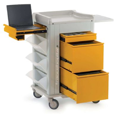 Wózki zabiegowe, organizacyjne i dokumentacyjne (szafki) FRANCEHOSPITAL SH-GP-S