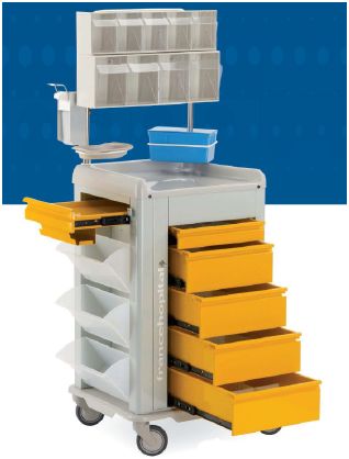 Wózki zabiegowe, organizacyjne i dokumentacyjne (szafki) FRANCEHOSPITAL SHM-S