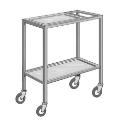 Wózki zabiegowe, organizacyjne i dokumentacyjne (szafki) Spółdzielnia Mechaników SMS WAZ-63