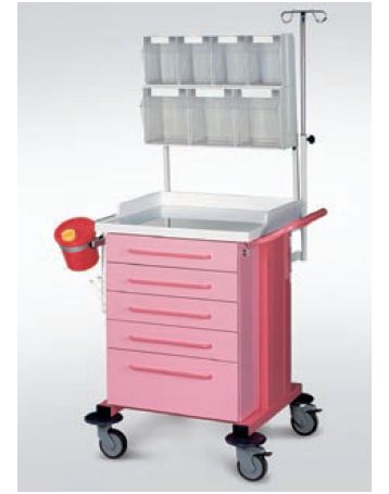 Wózki zabiegowe, organizacyjne i dokumentacyjne (szafki) TRIBO WK 82