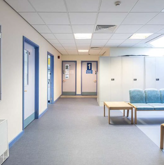 Wykładziny na podłogi do placówek medycznych Altro Orchestra