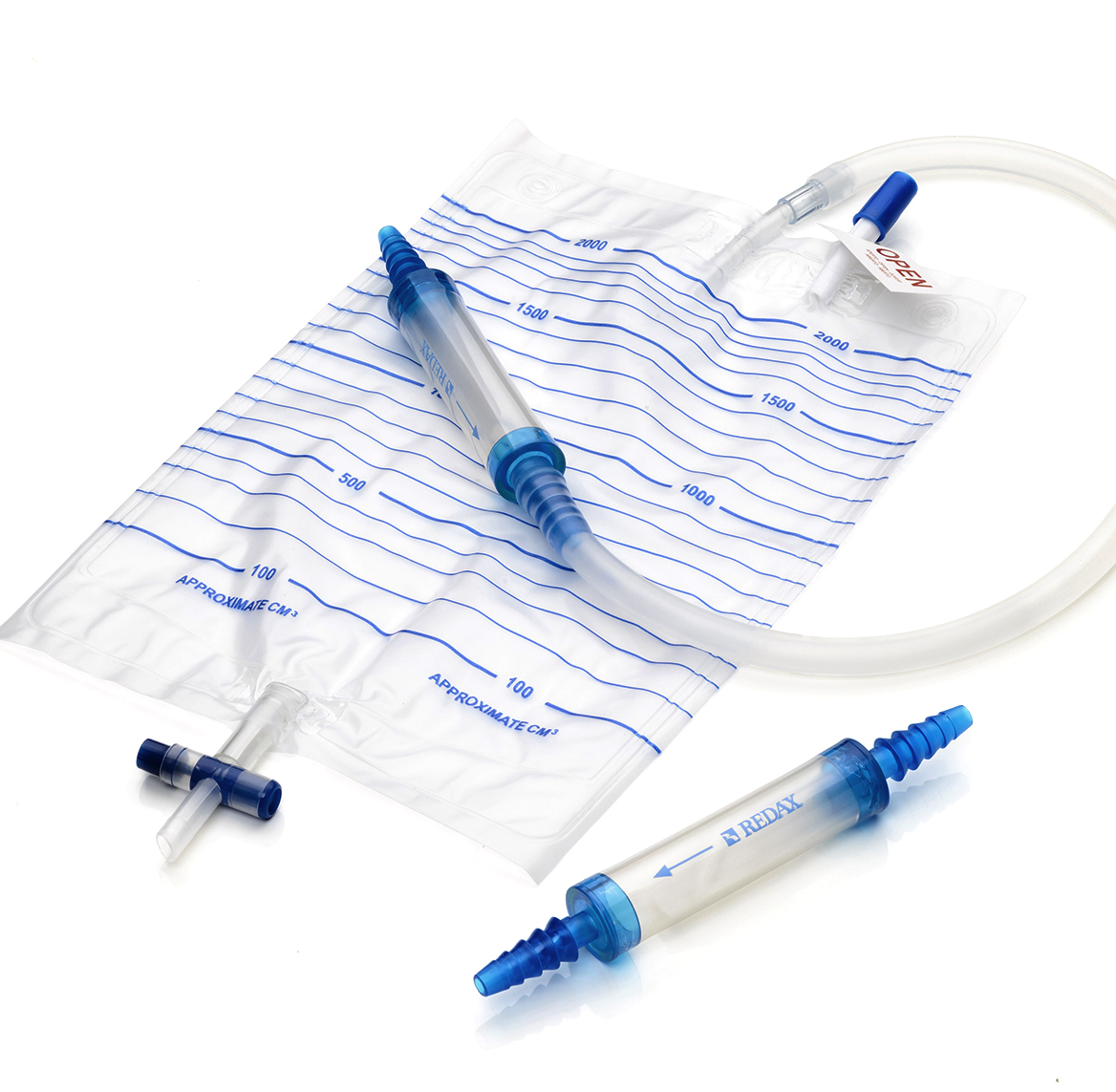 Zastawki do drenów do drenażu opłucnej Redax 10530 / 10531