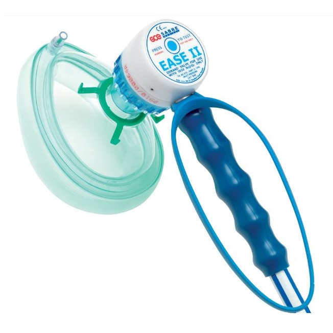 Zawory do podawania tlenu kontrolowanego przez pacjenta GCE EASE II O2