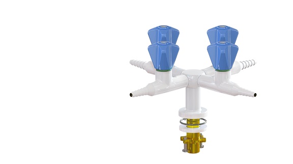 Zawory gazowe laboratoryjne Broen Zawór gazowy BROEN UNIFLEX gaz niepalny / 2532 020 8121-14 (18 011.009)