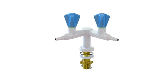 Zawory gazowe laboratoryjne Broen Zawór gazowy BROEN UNIFLEX gaz niepalny / 2535 014 1021-14 (18 025.009)