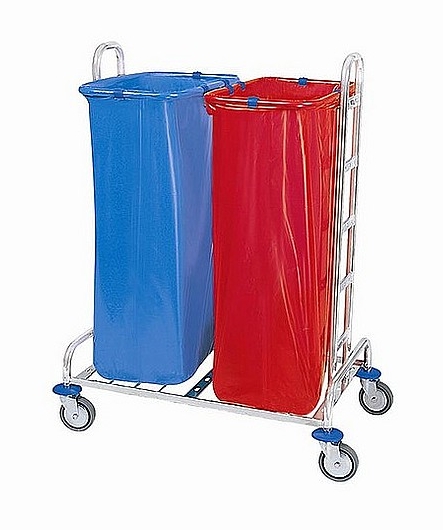 Zbieracze odpadów otwarte z obręczami na worki Splast 02.120. CH ODP-0003