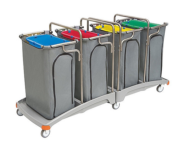 Zbieracze odpadów otwarte z obręczami na worki Splast 04.120. O TS TSO-0015