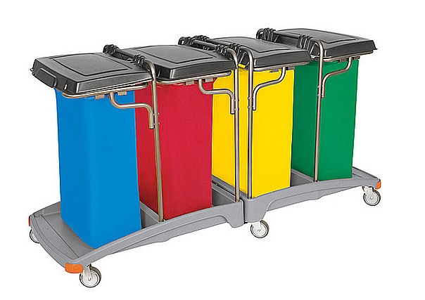 Zbieracze odpadów otwarte z obręczami na worki Splast 04.120. P TS TSO-0014