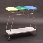 Zbieracze odpadów otwarte z obręczami na worki Hammerlit MS365L