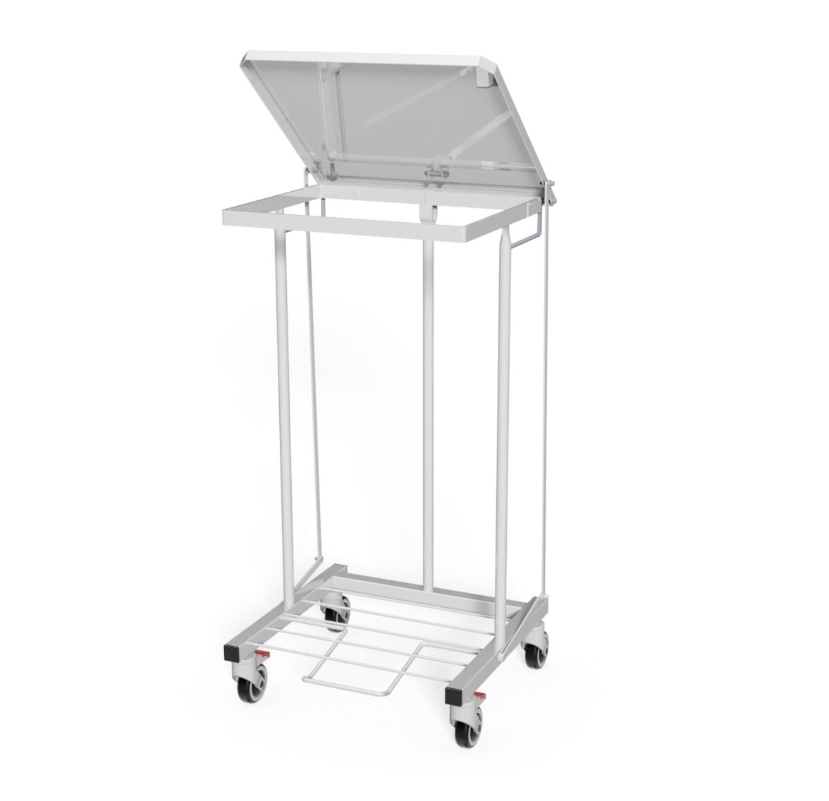 Zbieracze odpadów otwarte z obręczami na worki WIBO-BT WM8014