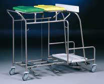 Zbieracze odpadów otwarte z obręczami na worki Hammerlit WU 275LT (odpady)