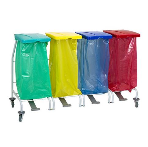 Zbieracze odpadów otwarte z obręczami na worki B/D ZIBI 70421