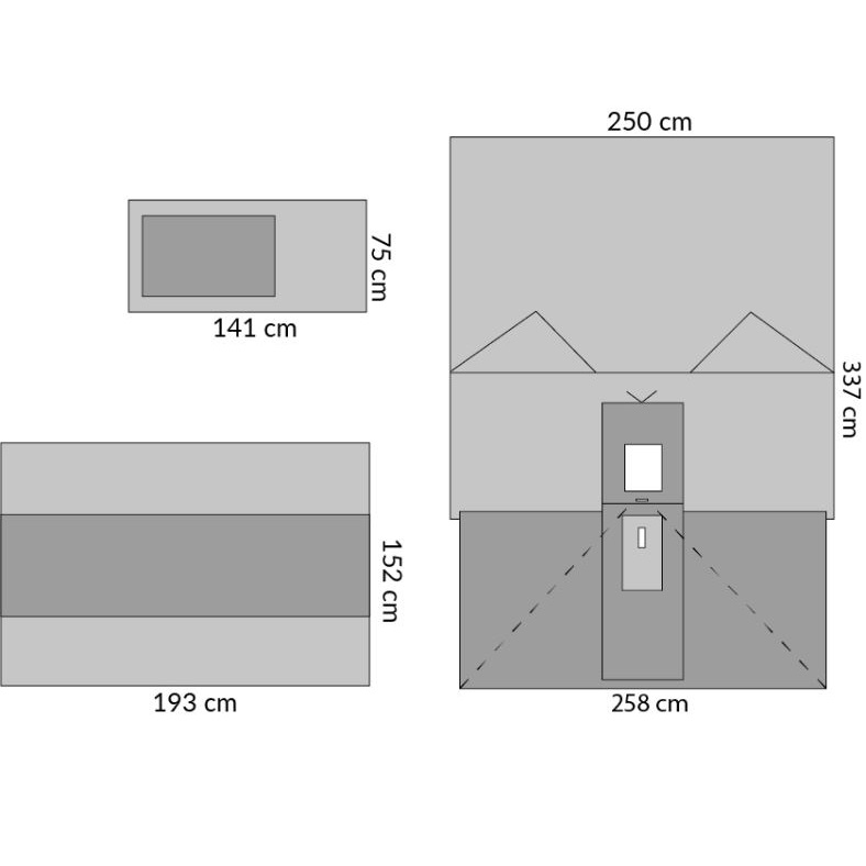 Zestawy do ginekologii – obłożenia pola operacyjnego Medline DYJPEREPSM